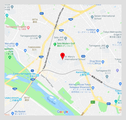 Google map location to St. Mary's International School